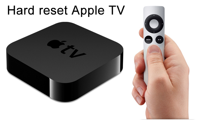 hard reset apple tv